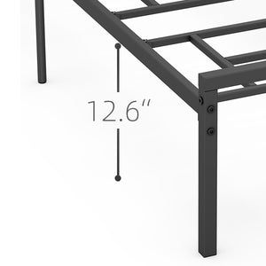 IDEALHOUSE Metal Platform Bed Frame with Sturdy Steel Bed Slats