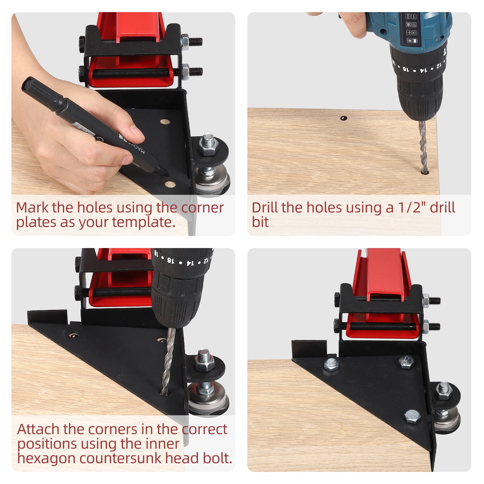 Litake Adjustable Mobile Tool Base PM1100-470LBS Load-Bearing