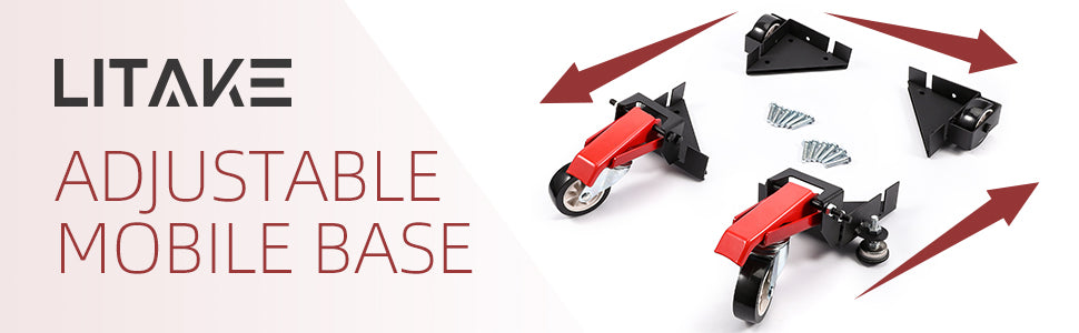 Litake Adjustable Mobile Tool Base PM1100-470LBS Load-Bearing Litake Adjustable Mobile Tool Base PM1100-470LBS Load-Bearing
