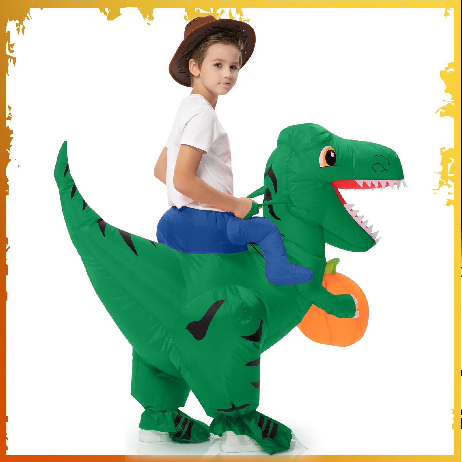 YIWA 2 PACK Inflatable Dinosaur Costume for Kids