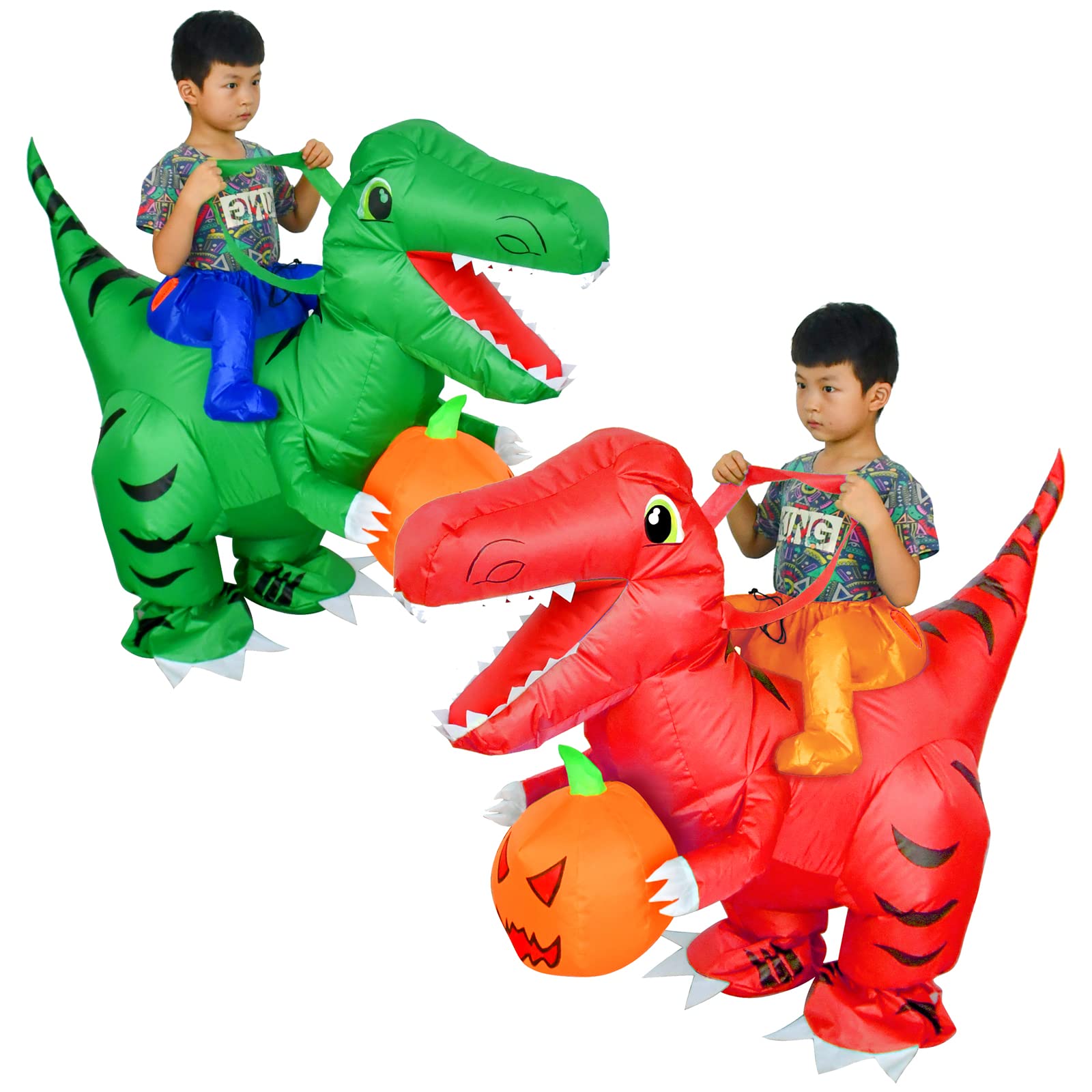 YIWA 2 PACK Inflatable Dinosaur Costume for Kids