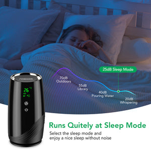 Acekool Portable Air Purifier D01 True H13 Filter Air Cleaner