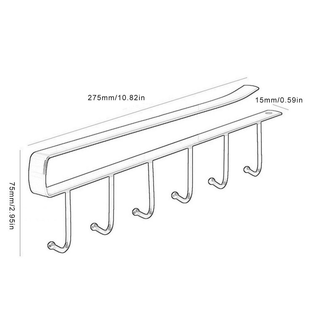 Under-Cabinet Hanger Rack