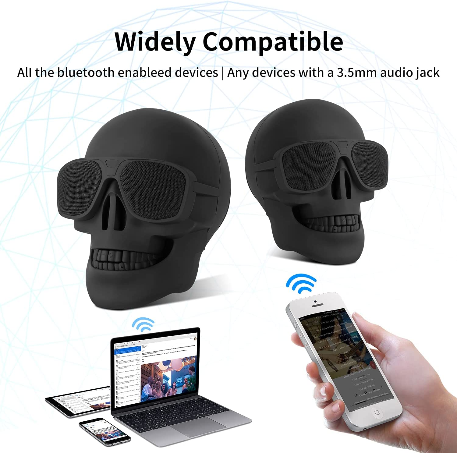 Halloween Skeleton Bluetooth Speakers