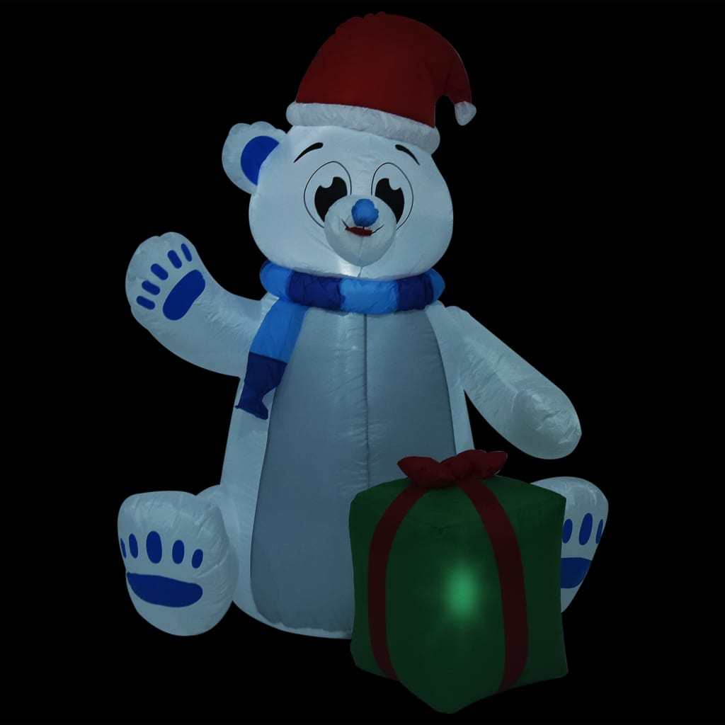 Christmas Inflatable Polar Bear LED Indoor and Outdoor 94.5