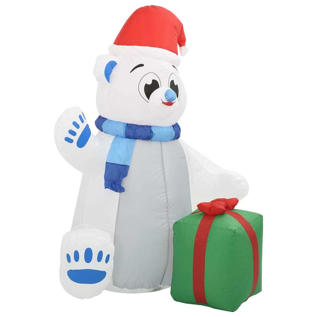 Christmas Inflatable Polar Bear LED Indoor and Outdoor 94.5