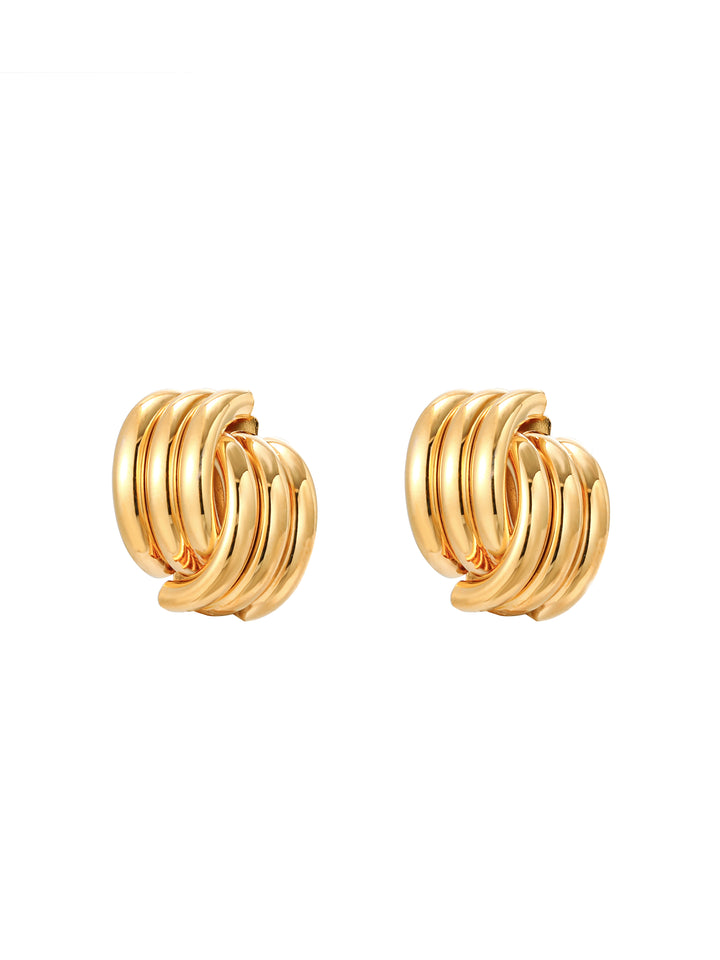 Introducing Knot Earrings with 18K Gold Plating