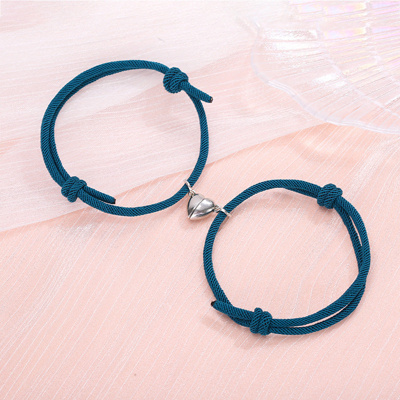 Attract Love with These Alloy Magnetic Couple Bracelets