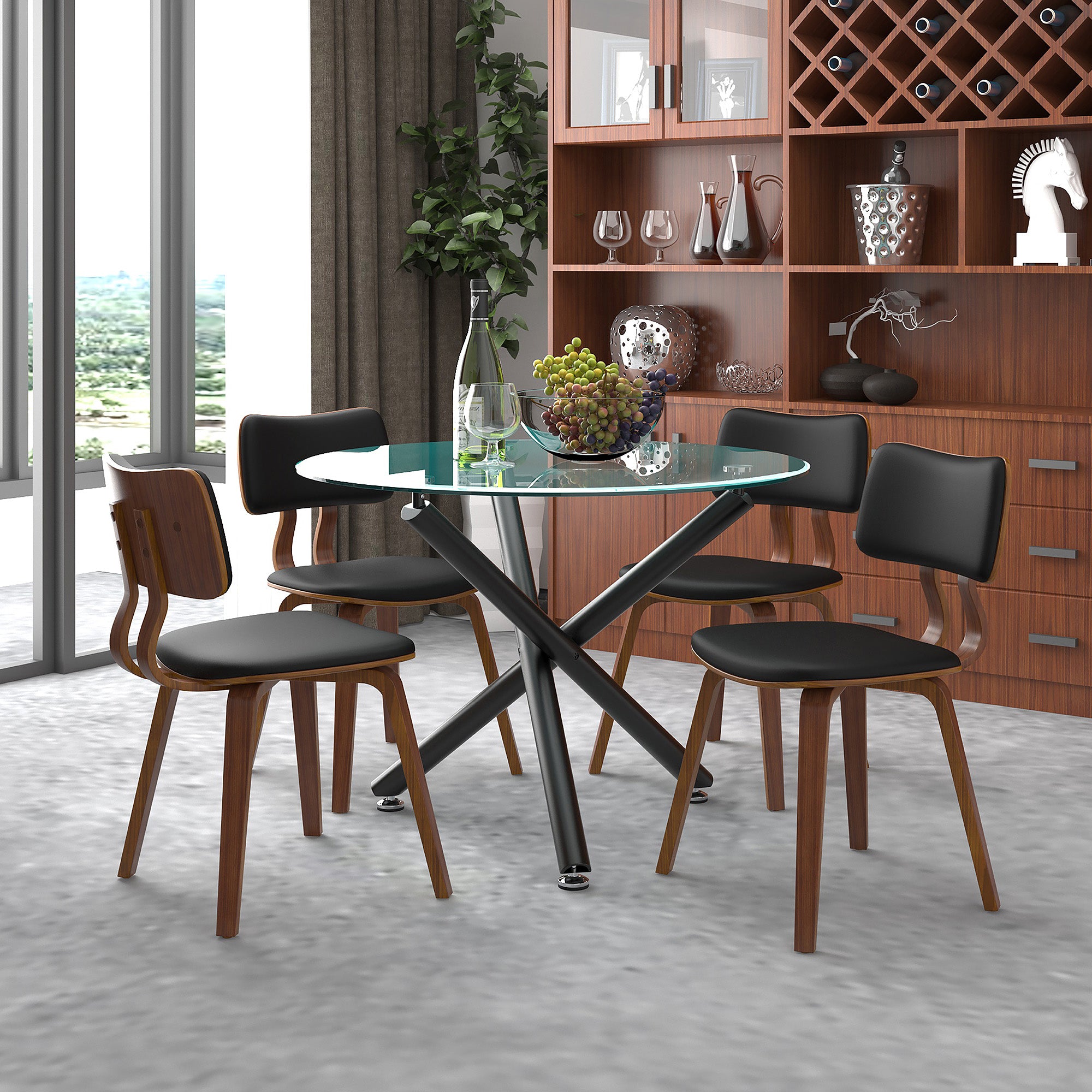 Worldwide Home Furnishings Suzette_Zuni Pubk-5pc Dining Set 5pc Dining Set 207-476_581PUBK