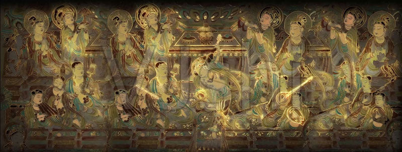 the Dunhuang murals have been referred to as the "Library on the Wall."