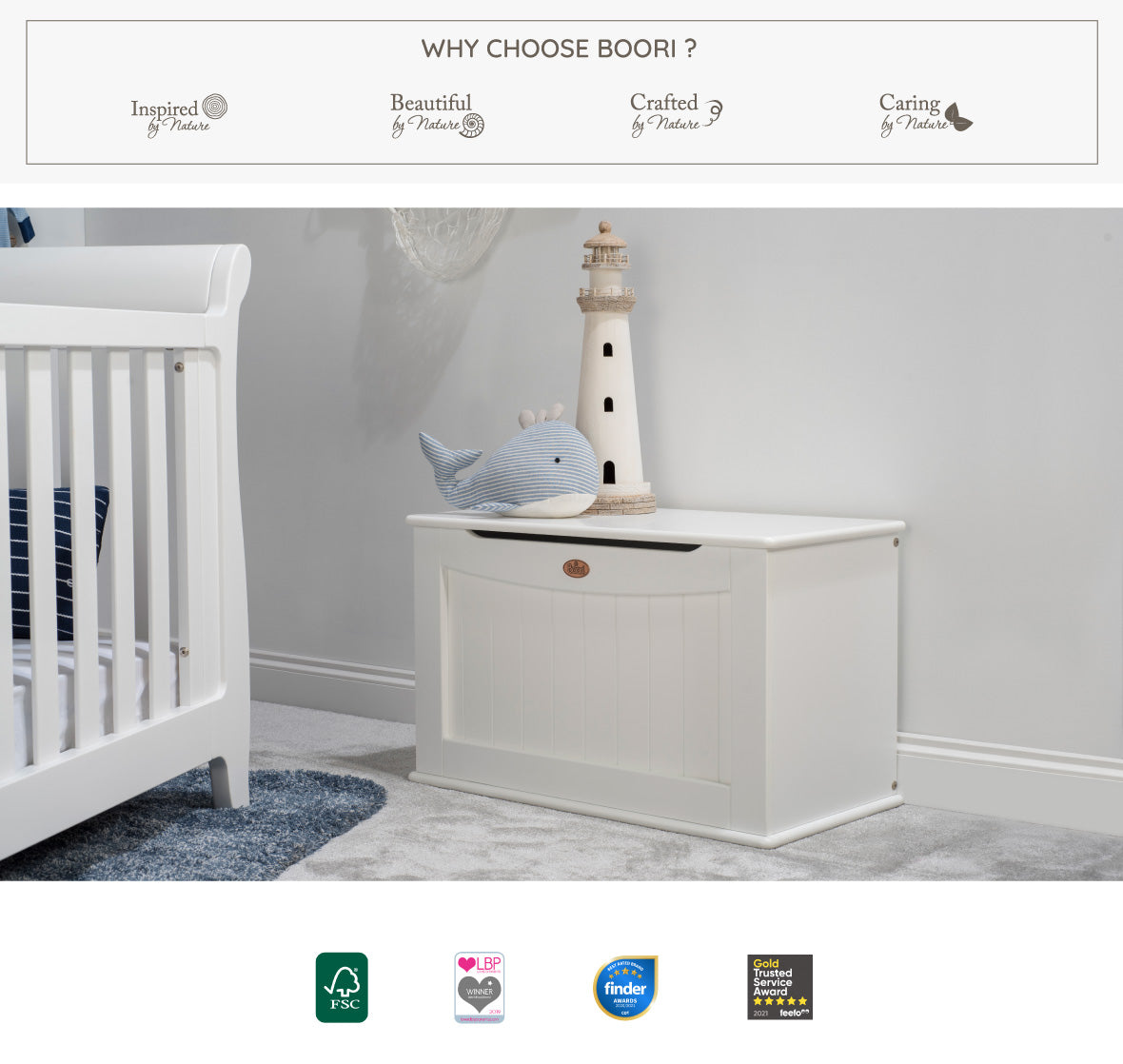 Boori top toy box