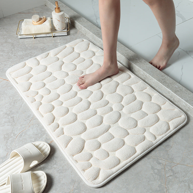 Embossed Pebble Mat Non-Slip Bath Mat