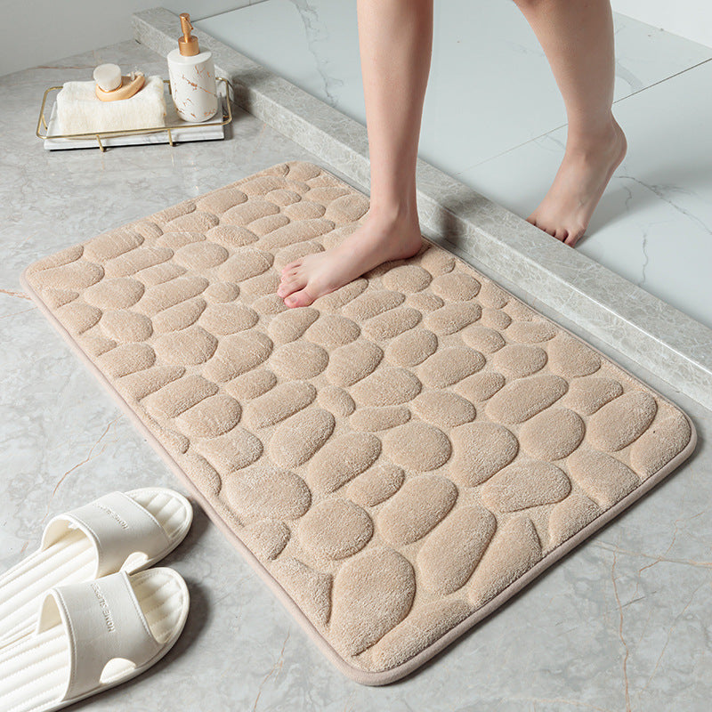 Embossed Pebble Mat Non-Slip Bath Mat