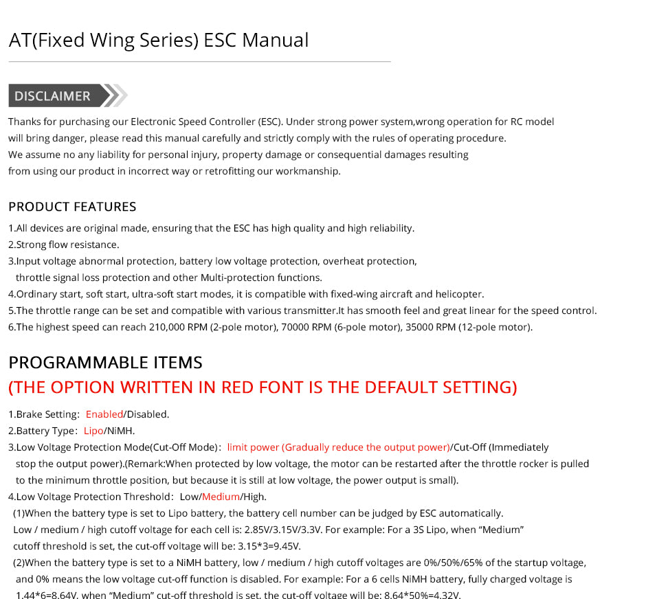 TMOTOR-Fixed-Wing-ESC-AT115A