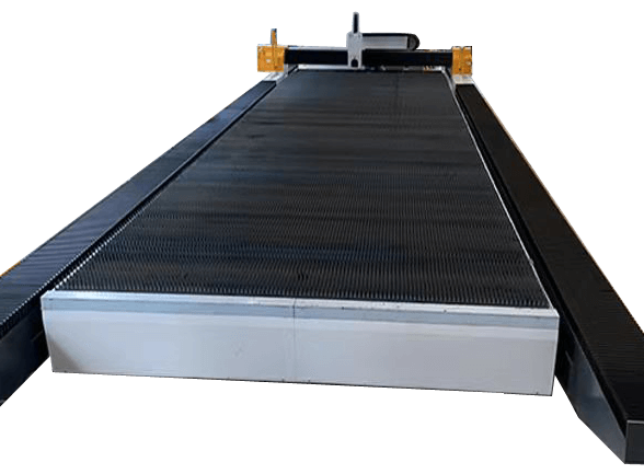 gantry metal laser cutter bed