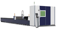 gantry laser cutting machine with cover 20000w