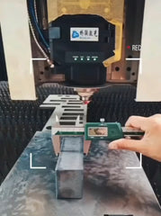 12kw fiber laser cutting machine cut 40mm