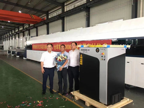 40kw stainless steel laser cutting machine with fully cover