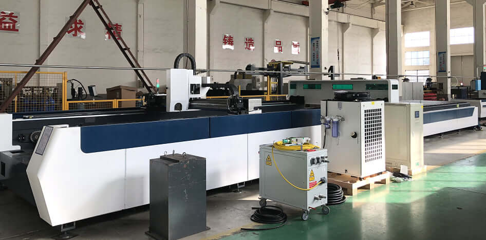 6000w double table laser cutting machine