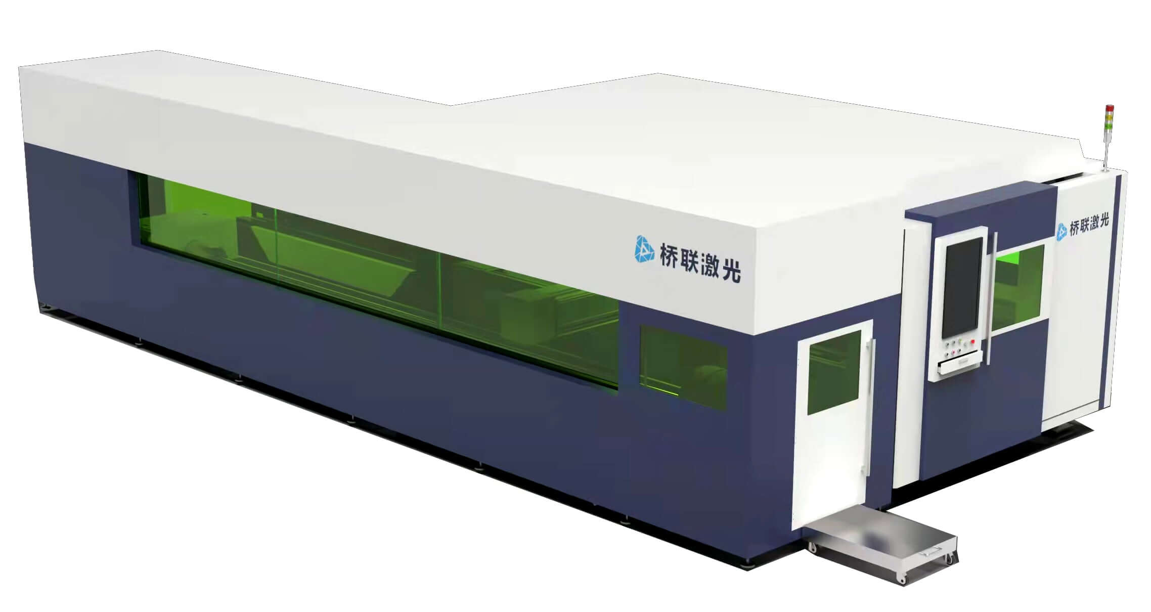 Sheet  tube  steel laser cutter with whole cover and double table