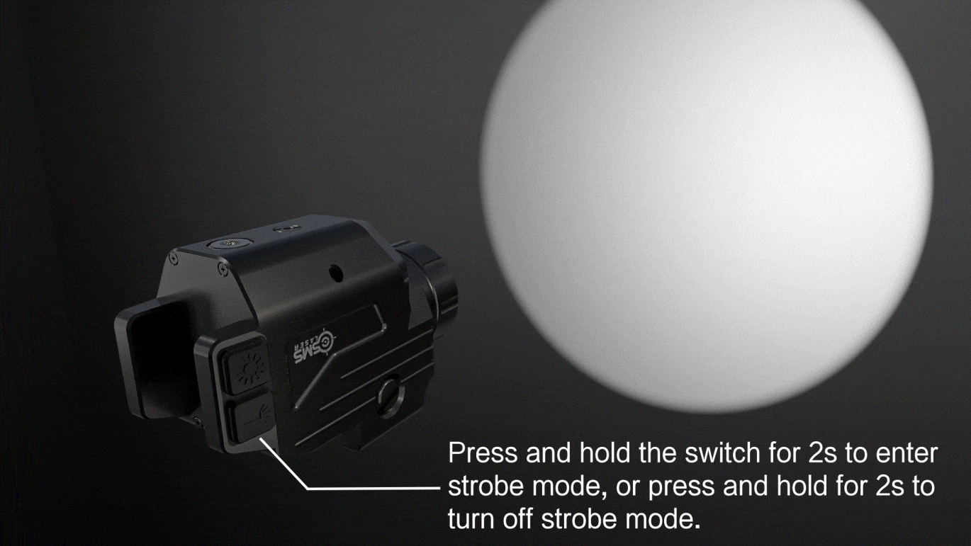 GL50 1000 Lumen LED & Green (Red or Blue) Laser Combo SMSlaser