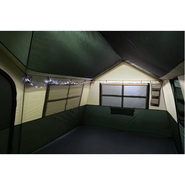 Ozark Trail Hazel Creek 12 Person Cabin Tent Green
