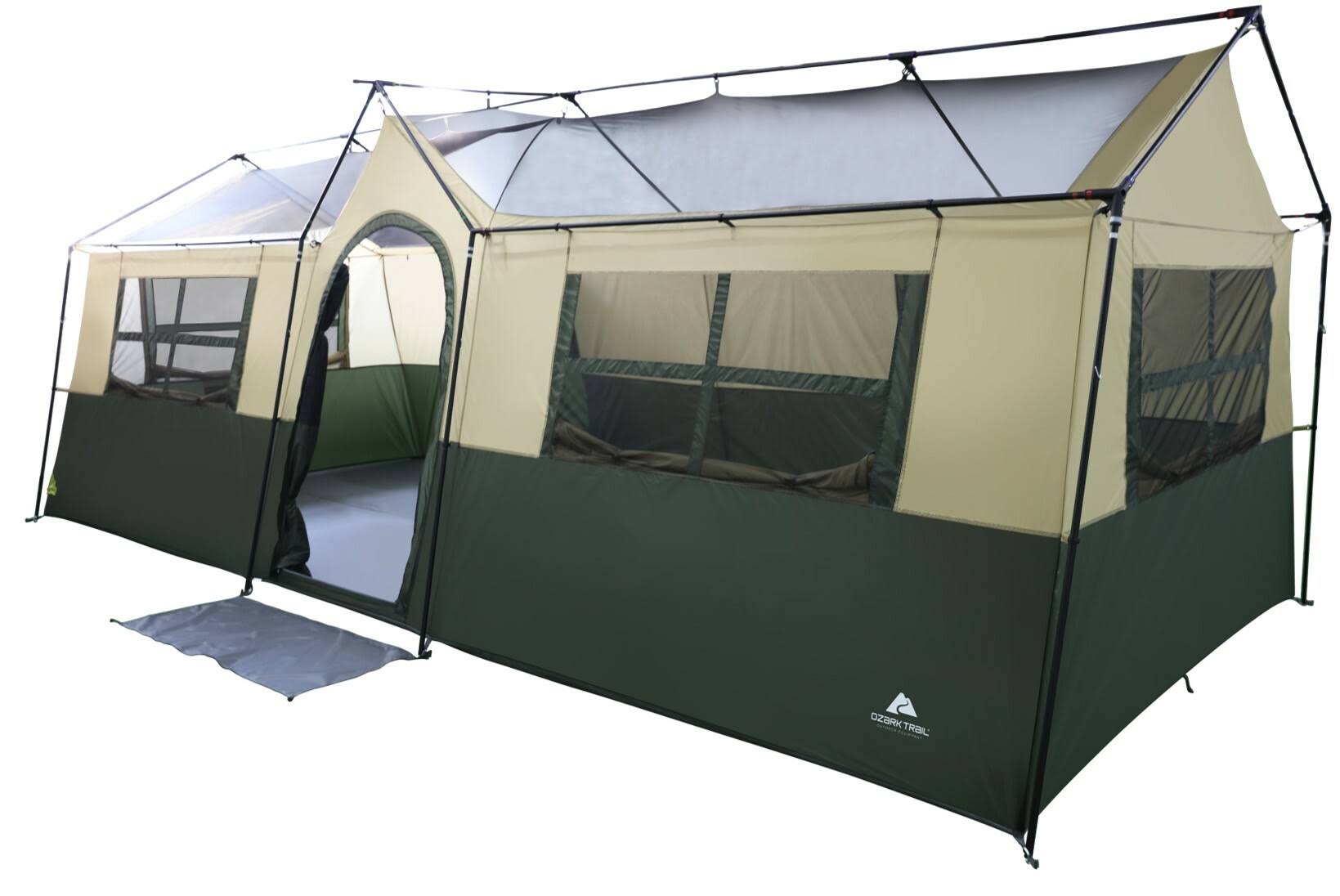 Ozark Trail Hazel Creek 12 Person Cabin Tent Green