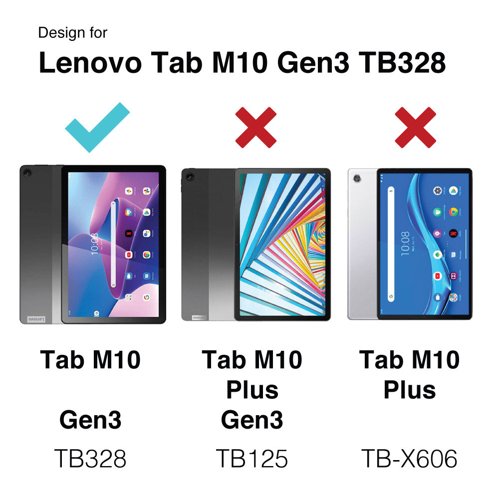 CEN-LN-M10-V3 | Lenovo Tab M10 ( Gen3 ) TB328 | Kids Case / Soft silicone shockproof protective case with kick-stand