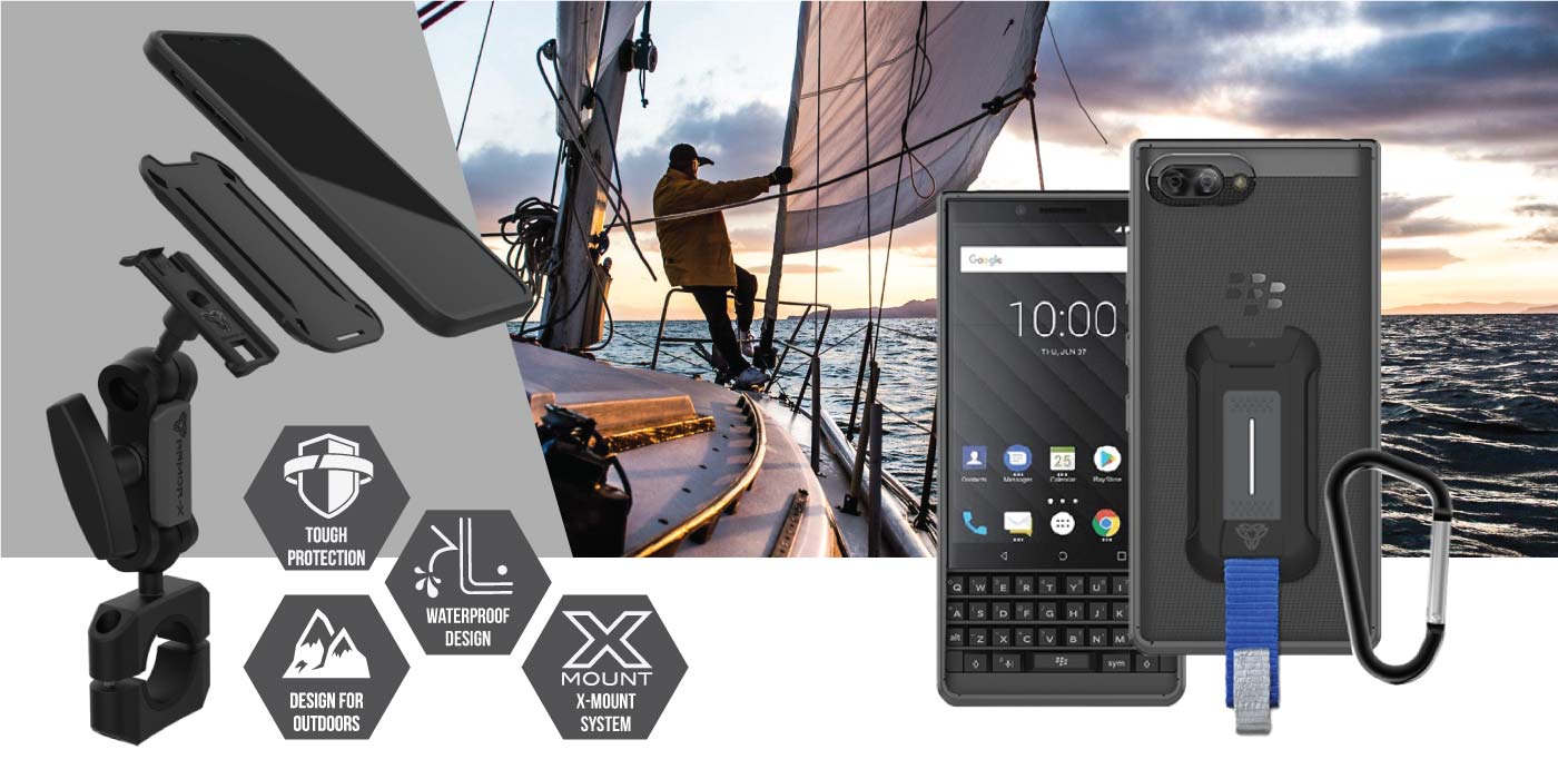 BlackBerry smartphones waterproof case. BlackBerry smartphones shockproof cases. BlackBerry smartphones Military-Grade mountable case. BlackBerry smartphones rugged cover design with best drop proof protection.