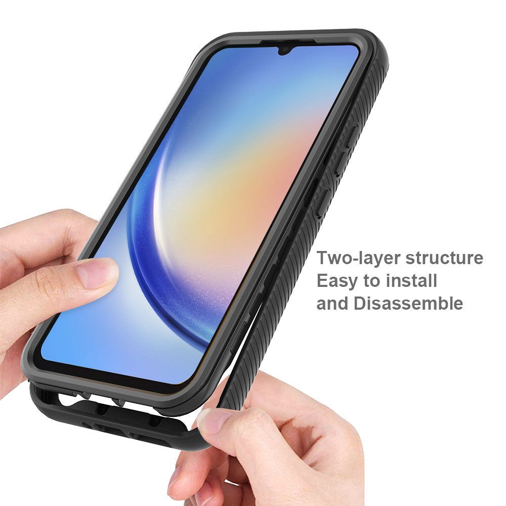 HN-SS23-A345G | Samsung Galaxy A34 5G SM-A346 Case | Protection Military Grade Shockproof Drop Proof Cover