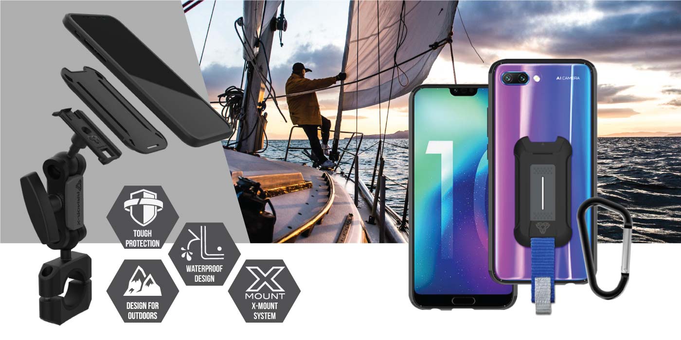 Huawei Honor 10 / V10 smartphones waterproof case. Huawei Honor 10 / V10 smartphones shockproof cases. Huawei Honor 10 / V10 smartphones Military-Grade mountable case. Huawei Honor 10 / V10 smartphones rugged cover design with best drop proof protection.