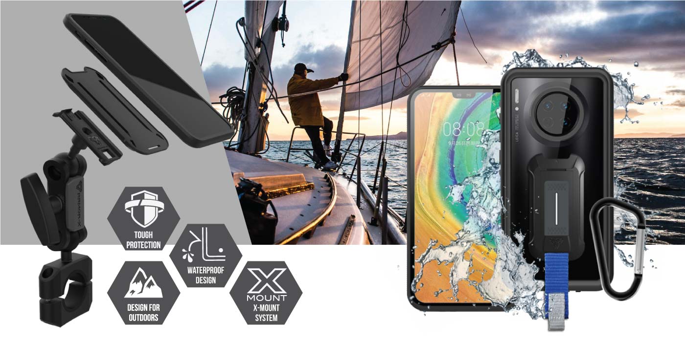 Huawei Mate 30 / Mate 30 Pro / Mate 30 Lite smartphones waterproof case. Huawei Mate 30 / Mate 30 Pro / Mate 30 Lite smartphones shockproof cases. Huawei Mate 30 / Mate 30 Pro / Mate 30 Lite smartphones Military-Grade mountable case. Huawei Mate 30 / Mate 30 Pro / Mate 30 Lite smartphones rugged cover design with best drop proof protection.