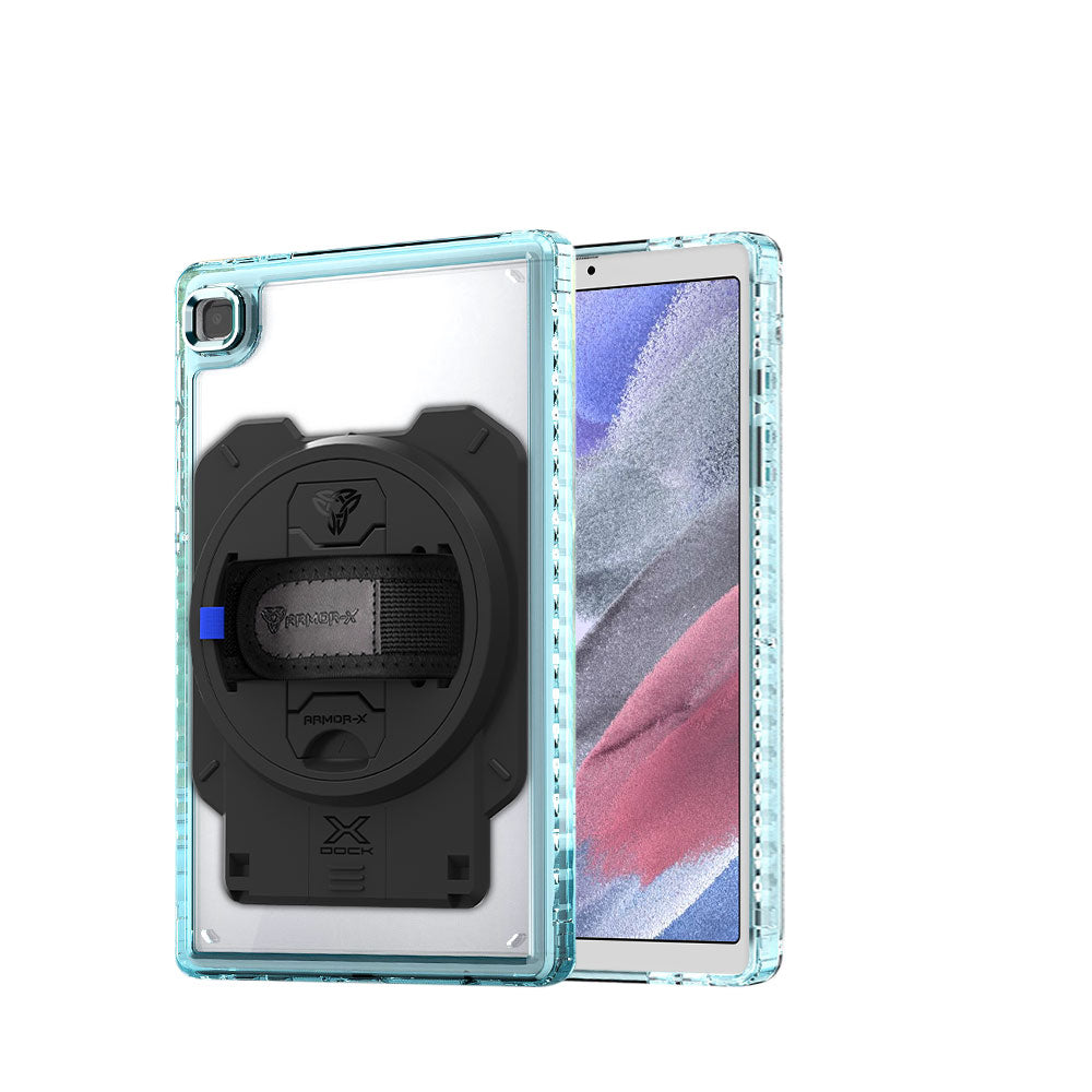 KAN-SS-T225 | Samsung Galaxy Tab A7 Lite SM-T225 / SM-T220 / SM-T225N / SM-T227U | Transparent Protective Rugged Case With X-DOCK Modular Eco-System