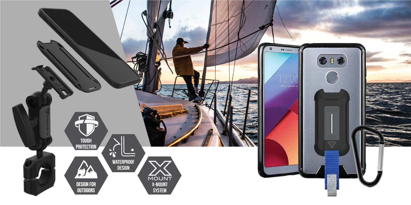 LG G6 smartphones waterproof case. LG G6 smartphones shockproof cases. LG G6 smartphones Military-Grade mountable case. LG G6 smartphones rugged cover design with best drop proof protection.
