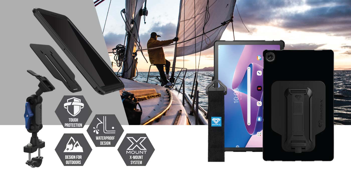 Lenovo Tab M10 Plus 10.6 (3rd Gen) 2022 (TB125FU) waterproof case. Lenovo Tab M10 Plus 10.6 (3rd Gen) 2022 (TB125FU) shockproof cases. Lenovo Tab M10 Plus 10.6 (3rd Gen) 2022 (TB125FU) Military-Grade mountable case. Lenovo Tab M10 Plus 10.6 (3rd Gen) 2022 (TB125FU) rugged cover design with best drop proof protection.