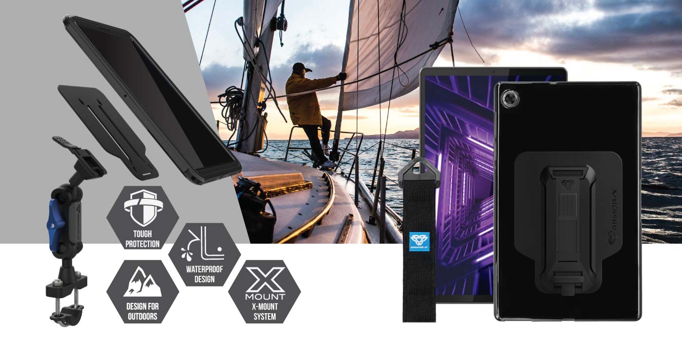 Lenovo Tab M10 PLUS TB-X606 waterproof case. Lenovo Tab M10 PLUS TB-X606 shockproof cases. Lenovo Tab M10 PLUS TB-X606 Military-Grade mountable case. Lenovo Tab M10 PLUS TB-X606 rugged cover design with best drop proof protection.