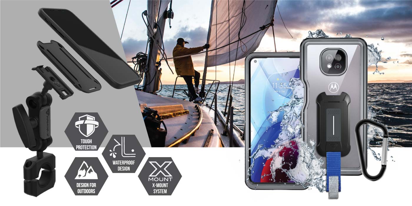Motorola Series smartphones Waterproof Shockproof Case with mounting solutions –