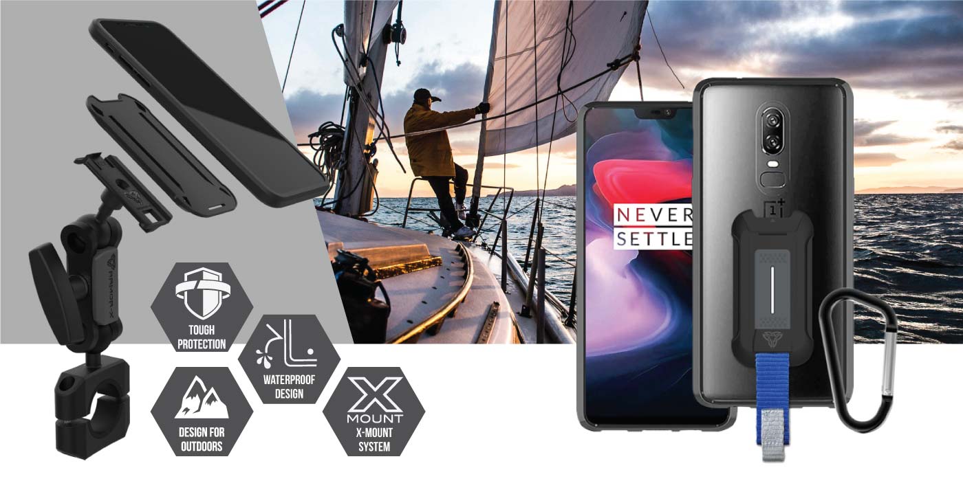 OnePlus 6T / 6 smartphones waterproof case. OnePlus 6T / 6 smartphones shockproof cases. OnePlus 6T / 6 smartphones Military-Grade mountable case. OnePlus 6T / 6 smartphones rugged cover design with best drop proof protection.