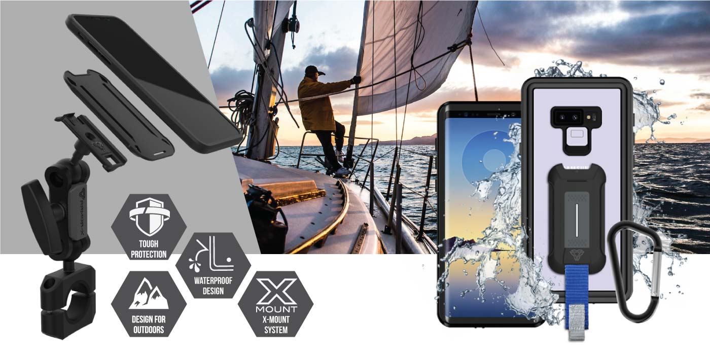 Samsung Galaxy Note9 smartphones waterproof case. Samsung Galaxy Note9 smartphones shockproof cases. Samsung Galaxy Note9 smartphones Military-Grade mountable case. Samsung Galaxy Note9 smartphones rugged cover design with best drop proof protection.