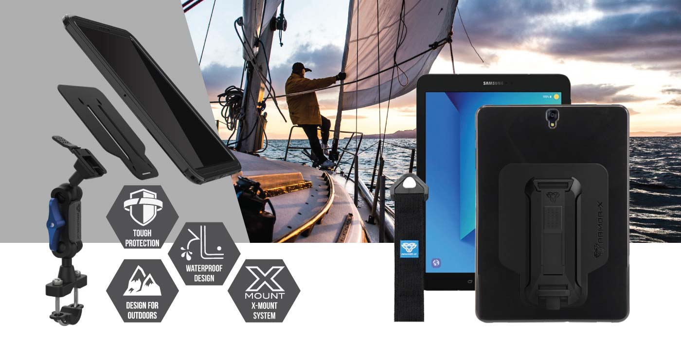 Samsung Galaxy Tab S3 9.7 SM-T820 / T825 waterproof case. Samsung Galaxy Tab S3 9.7 SM-T820 / T825 shockproof cases. Samsung Galaxy Tab S3 9.7 SM-T820 / T825 Military-Grade mountable case. Samsung Galaxy Tab S3 9.7 SM-T820 / T825 rugged cover design with best drop proof protection.