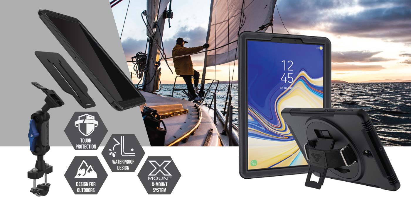 Samsung Galaxy Tab S4 10.5 SM-T830 / T835 waterproof case. Samsung Galaxy Tab S4 10.5 SM-T830 / T835 shockproof cases. Samsung Galaxy Tab S4 10.5 SM-T830 / T835 Military-Grade mountable case. Samsung Galaxy Tab S4 10.5 SM-T830 / T835 rugged cover design with best drop proof protection.