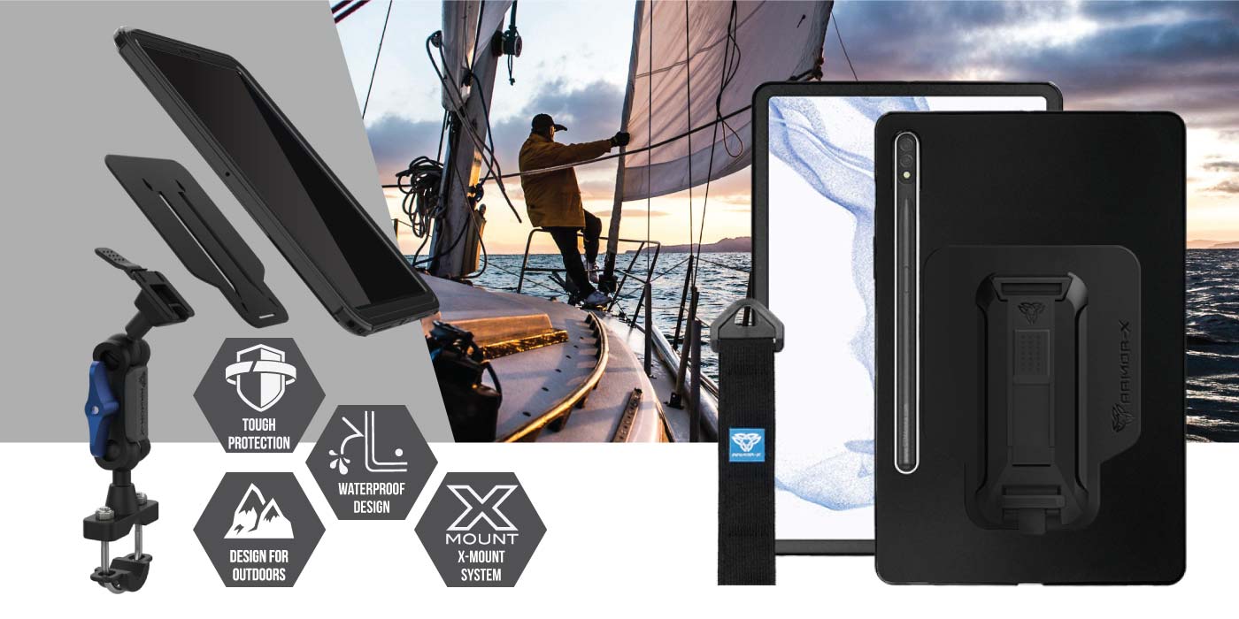 Samsung Galaxy Tab S8 SM-X700 X706 / S8 ULTRA SM-X900 X906 / S8 PLUS SM-X800 X806 waterproof case. Samsung Galaxy Tab S8 / S8+ / S8 Ultra shockproof cases. Samsung Galaxy Tab S8 SM-X700 X706 / S8 ULTRA SM-X900 X906 / S8 PLUS SM-X800 X806 Military-Grade mountable case. Samsung Galaxy Tab S8 SM-X700 X706 / S8 ULTRA SM-X900 X906 / S8 PLUS SM-X800 X806 rugged cover design with best drop proof protection.