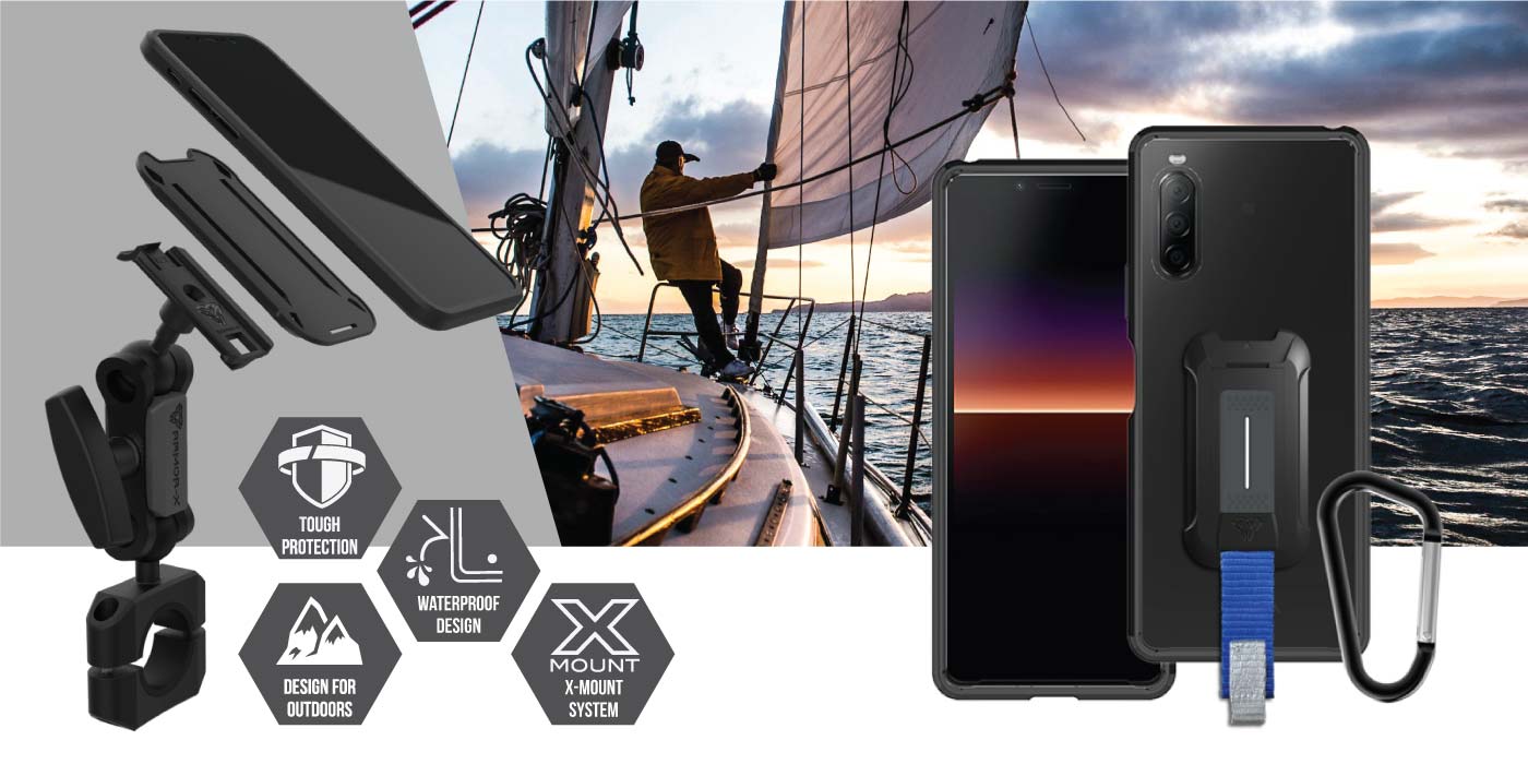 Sony Xperia 1 / 10 / 10 Plus / 20 smartphones waterproof case. Sony Xperia 1 / 10 / 10 Plus / 20 smartphones shockproof cases. Sony Xperia 1 / 10 / 10 Plus / 20 smartphones Military-Grade mountable case. Sony Xperia 1 / 10 / 10 Plus / 20 smartphones rugged cover design with best drop proof protection.