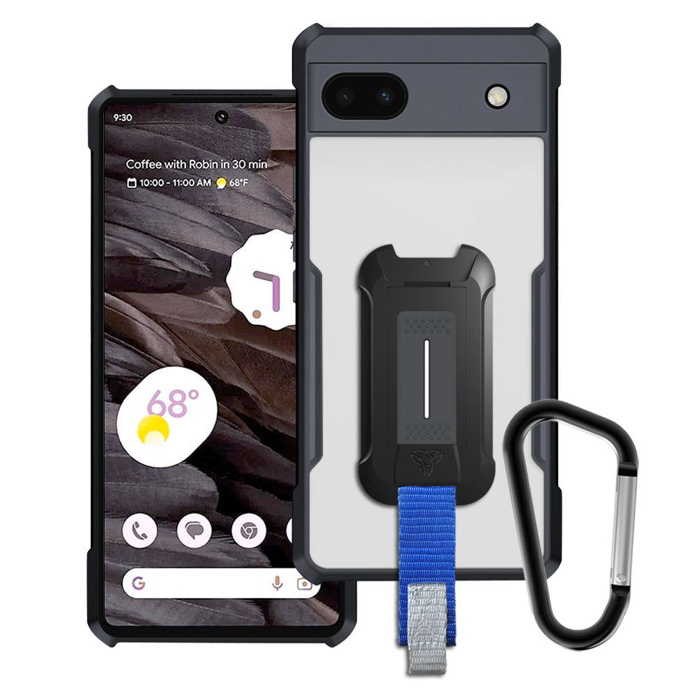 TX-GG23-PXL7A | Google Pixel 7a Case | Slim Shockproof Case w/ KEY Mount & Carabiner