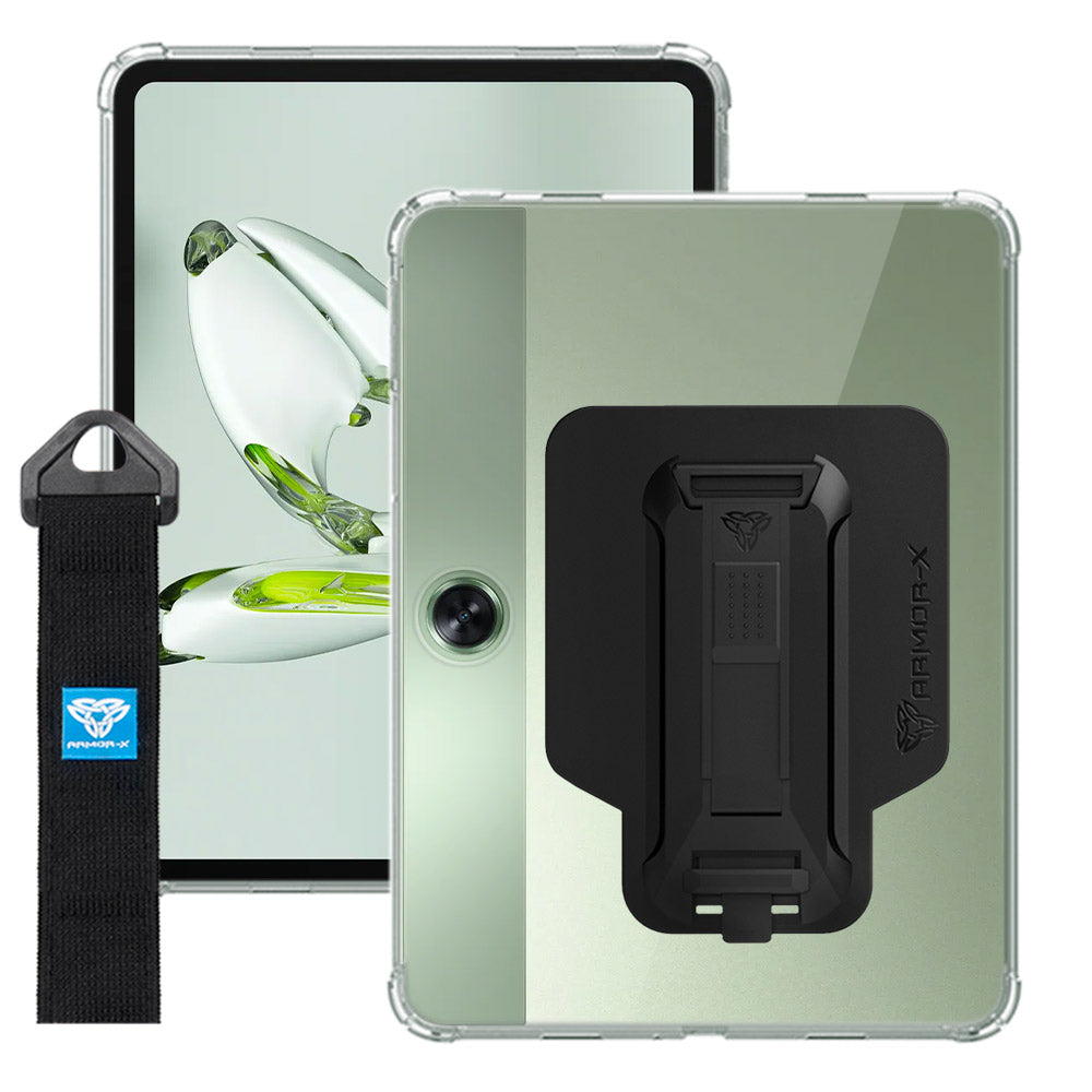 ZXS-PL-GO1 | OnePlus Pad Go | 4 corner protection case w/ hand strap kick stand & X-mount