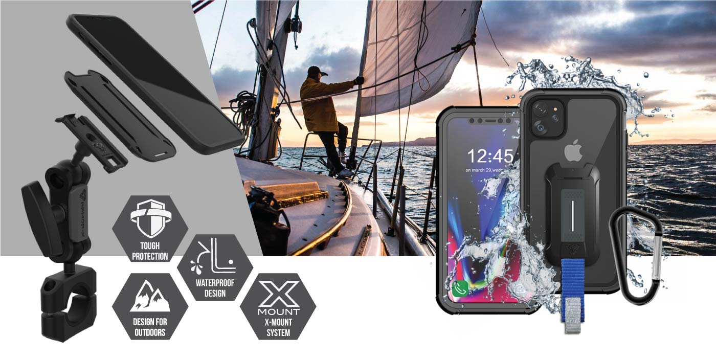 iPhone 11 waterproof case. iPhone 11 shockproof cases. iPhone 11 Military-Grade mountable case. iPhone 11 rugged cover design with best drop proof protection.