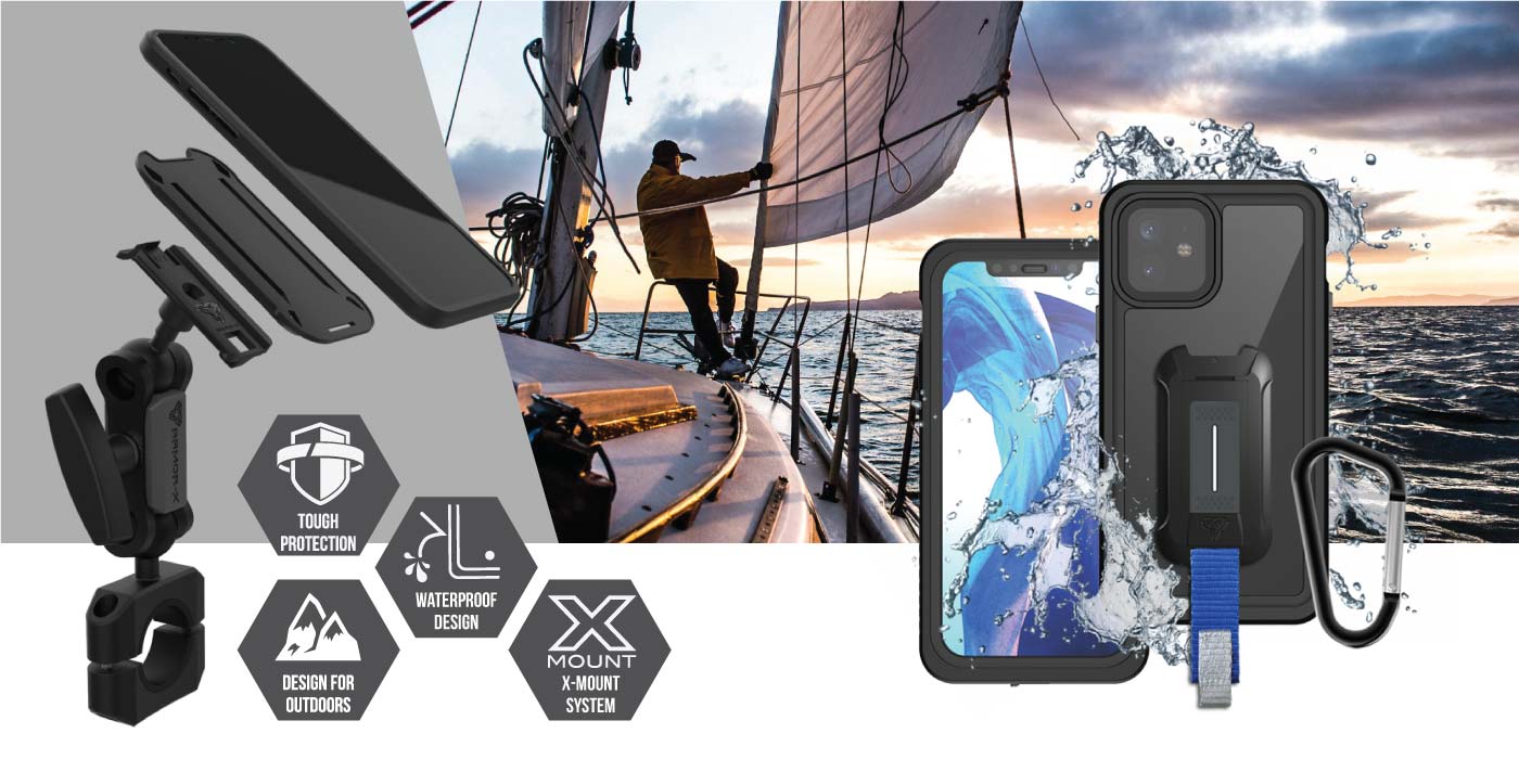 iPhone 12 Mini waterproof case. iPhone 12 Mini shockproof cases. iPhone 12 Mini Military-Grade mountable case. iPhone 12 Mini rugged cover design with best drop proof protection.
