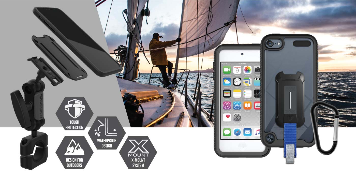 iPod Touch waterproof case. iPod Touch shockproof cases. iPod Touch Military-Grade mountable case. iPod Touch rugged cover design with best drop proof protection.