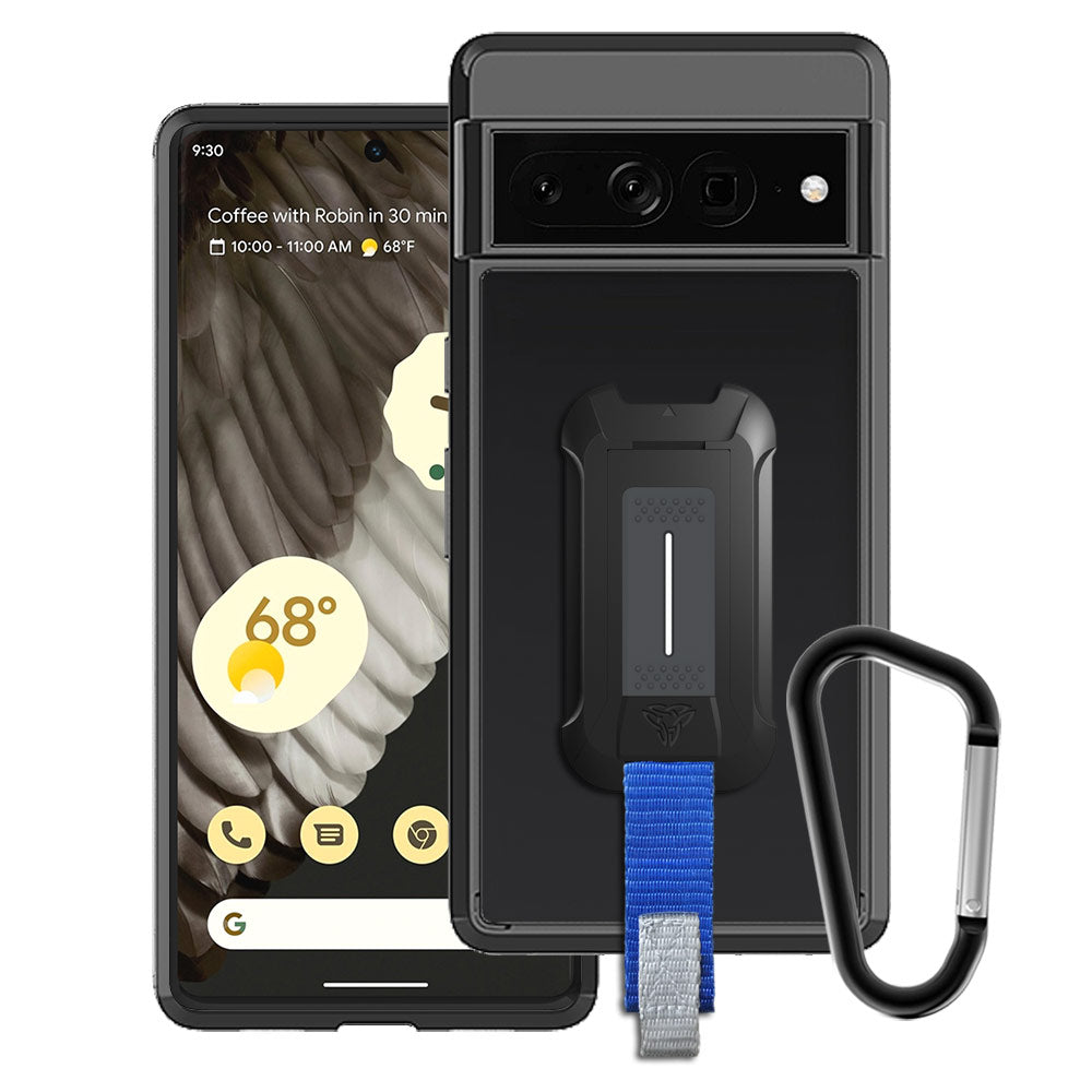 BX3-GG22-PXL7P | Google Pixel 7 Pro Case | Mountable Shockproof Rugged Case for Outdoors w/ Carabiner