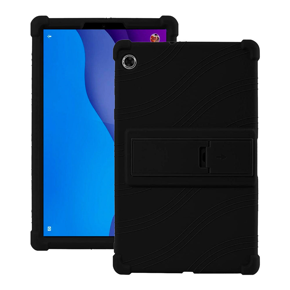 CEN-LN-M10HD2 | Lenovo Tab M10 HD (2nd Gen) TB-X306F | Kids Case / Soft silicone shockproof protective case with kick-stand